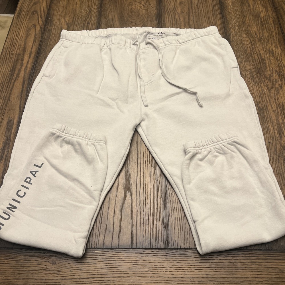 mens municipal xxl Sweat Pants   Light Grey…B42